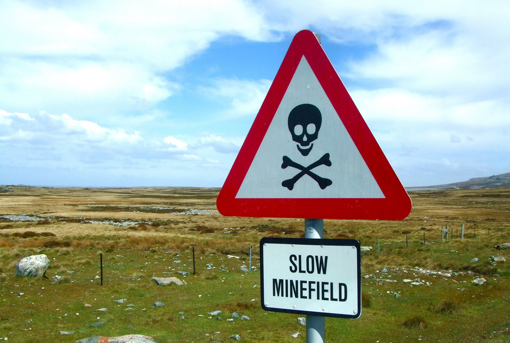 Minefield mistake