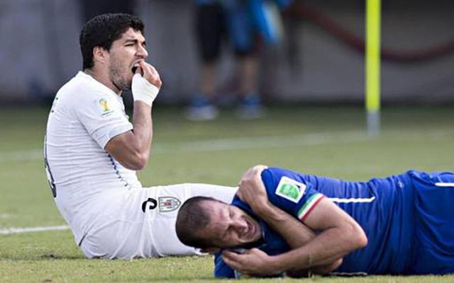 Luis Suarez bite